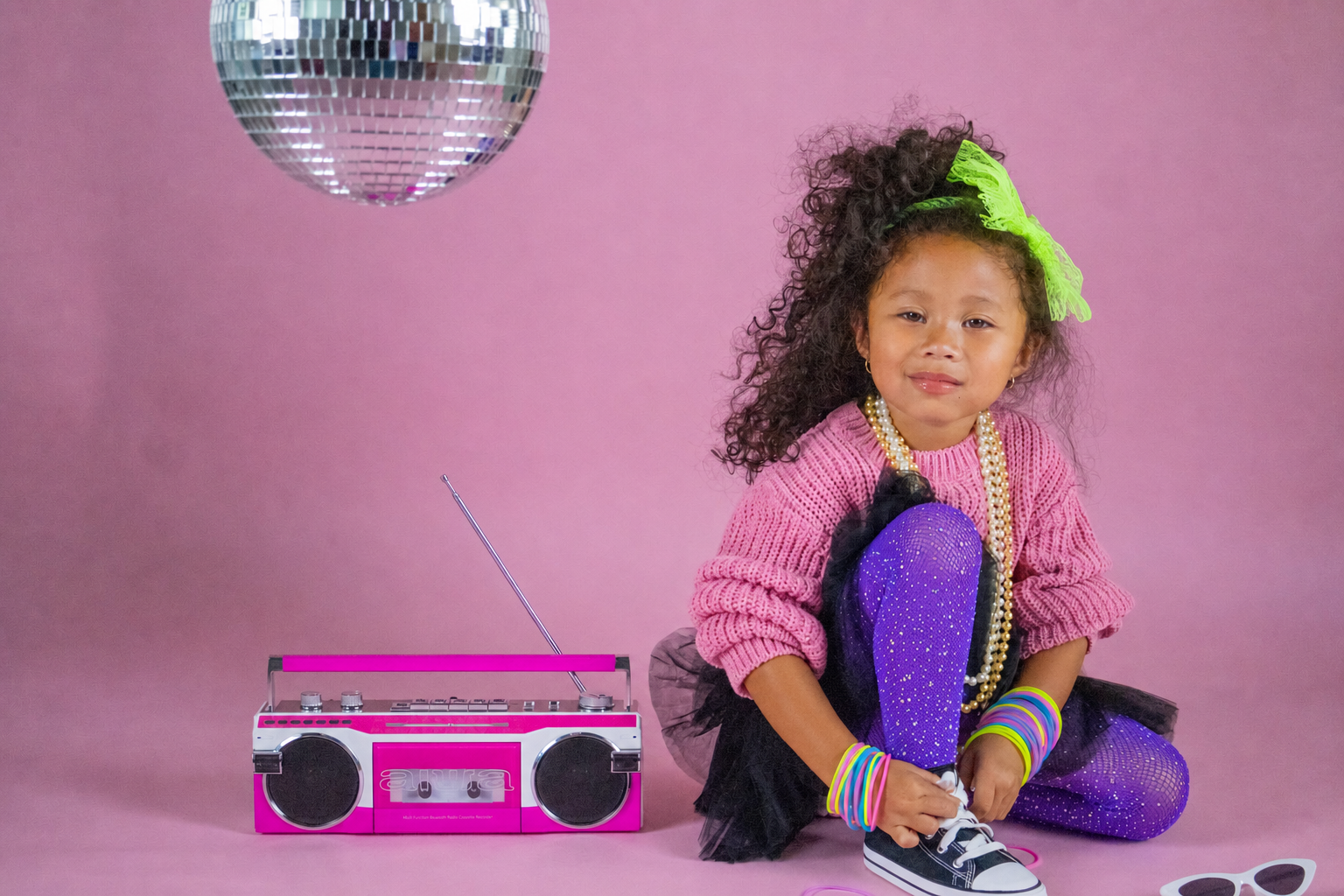 Milani's World — child model portfolio hero banner